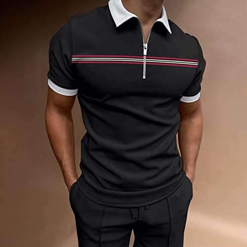 2023 машки патент Поло кошули со кратки ракави за голф тенок вклопуваат обични работни маици стилски основни маички деловни летни врвови