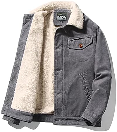 Менс палта Зимска памучна памучна машка памучна јака, јака, јакни со топла палто јакни за мажи