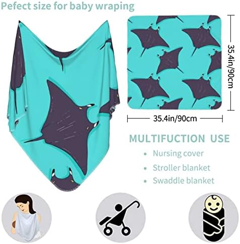 Бебе ќебето за бебиња што прима ќебе за новороденче за новороденчиња, шетач за обвивка за обвивка