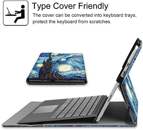 Fintie Case за Microsoft Surface Pro 7 Plus / Pro 7 / Pro 6 / Pro 5 / Pro 4 / Pro 3 12.3 Inch Tablet - Деловно покритие за портфолио