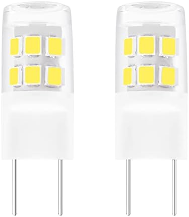 Yucclim LED сијалица G8 T4 Bi-Pin BASE 120V 2W 20W Еквивалент, микробранова халогенска ламба WB25X10019 WB08X10057 WB25X10026 за