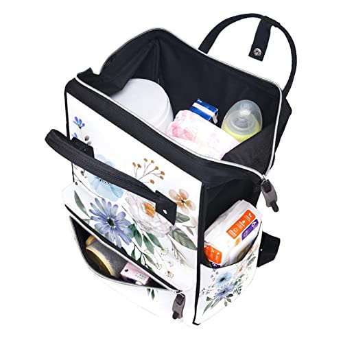 Реални Цветни Букет Торби За Торби За Пелени Мумија Ранец Со Голем Капацитет Торба За Пелени За Нега На Бебиња