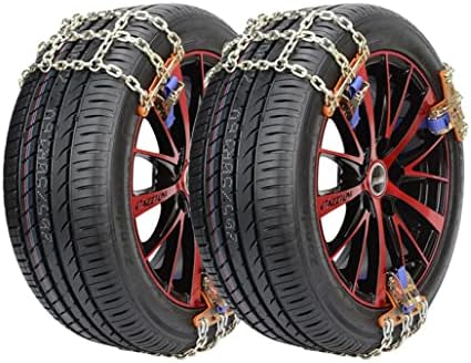 BBGS Ironелезни автомобилски синџири за снежни ланци, Универзални ланци на гуми Анти-лизгачки преносни итни влечења со итни случаи, надградени