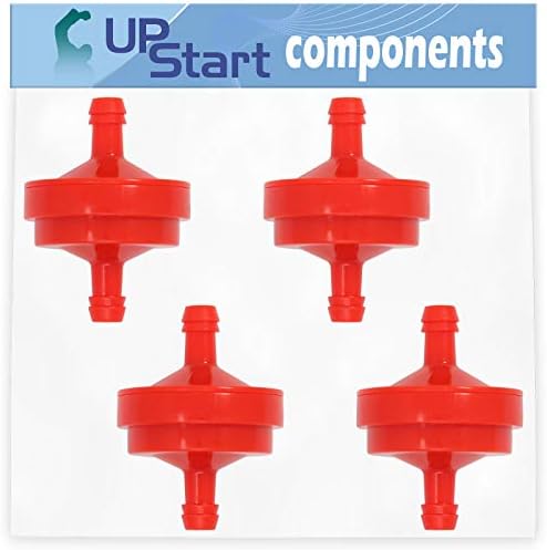 Компоненти на Upstart 4-пакет 394358 Замена на филтерот за гориво за Snapper 7-6572-Компатибилен со филтерот за гориво 298090S 150