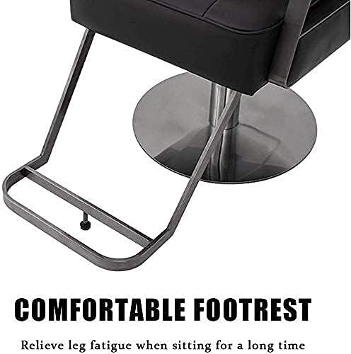 Салон стол хидрауличен стол за бизнис или дом, стилизирање на бербер стол за коса салон стол стилизирање тешка хидраулична пумпа за фотелја