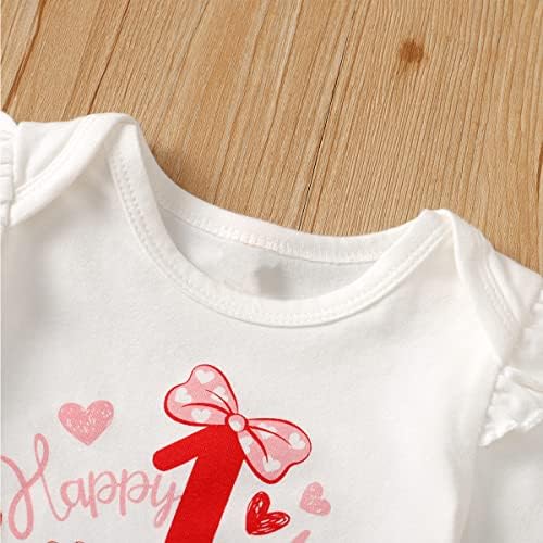 Сингкоко новороденче девојче Денот на таткото на таткото бебе среќна облека на 1 -ви ден на таткото