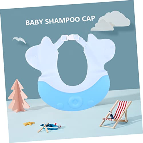 Toyvian шампон капа за туширање за деца силиконски туш стакло бебе шампон капа на земја тонови сина шминка дете
