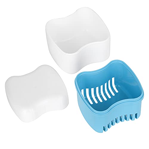 Контејнер за протези, кутија за заби за заби за заби за постари заштеда на протези