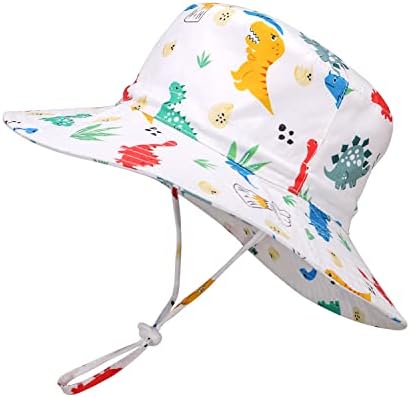 Jererague Baby Boy Sun Hat, дете деца пакувани прилагодливи летни капачиња за дишење за плажа за патувања против Анти-УВ на отворено