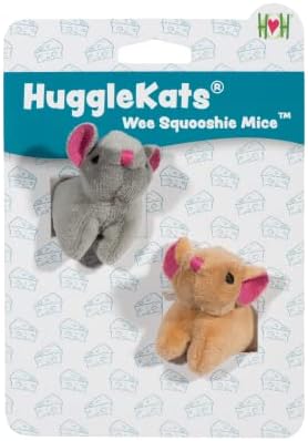 HuggleHounds Мачка Глушец Играчки-Интерактивни &засилувач; Стимулирање На Мачка Играчка Со Мачка Nip Инфузирани-Пердув Глувци Играчка