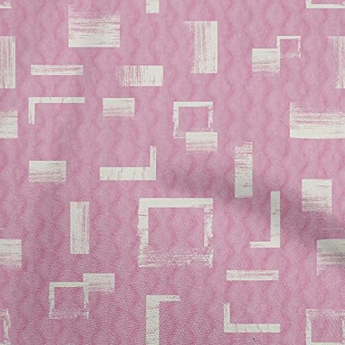 една Свила Таби Розова Ткаенина Апстракти Материјал За Шиење Печатење Ткаенина од Дворот Широк 42 Инчи