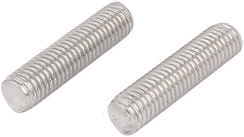 AEXIT M12 X нокти, завртки и сврзувачки елементи 50мм 304 не'рѓосувачки челик десен рака навој целосно навојни шипки и завртки на завртки од