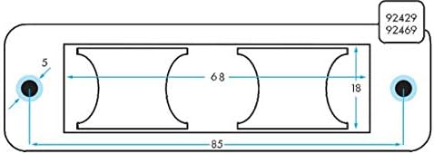 Наутос 92469-Класична Линија-Во Линија Двојно Преку Палуба Со Алуминиумски СНОП - 28 мм сноп-Долготрајни Карактеристики.Едрилица Блок