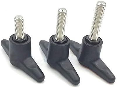 Завртки M10X пластична челик пластична рачка од типот на типот на главата за затегнување на завртките за прилагодување на завртките
