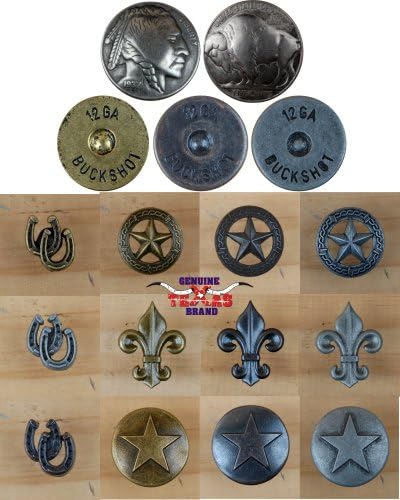 100 антички месинг мали starвездени тапацири за кадрици, декоративни нокти 5/8 диа Лонг, Западен Тексас