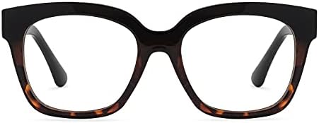 Различни очила за читање сина светлина блокирање, лесни преголеми читатели Ава ги комплиментираат очилата за жени, црни бои