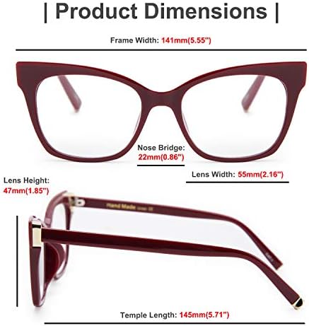Feisedy Висока Мода Cateye Читање Презбиопија Очила Со Метален дизајн B2614