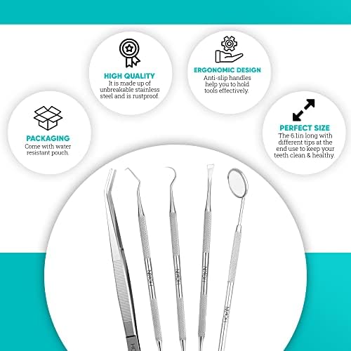 Стоматолошки алатки од хокин плакета за отстранување на забите за чистење на заби за заби, комплет за пополнување на заби за полнење на заб,