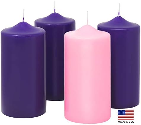 Виолетова Лента Доаѓање Венец Прстен Свеќа Држач За Столб Доаѓањето Свеќи-Големи Димензии - Божиќ Доаѓањето Венци Свеќник Штанд-Доаѓањето