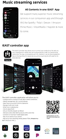 Ieast Olio AirPlay 2 Стриминг Аудио Приемник Адаптер Работи Со Siri WiFi И Bluetooth Spotify&засилувач; Плимата Поврзете Директна Мулти-Соба