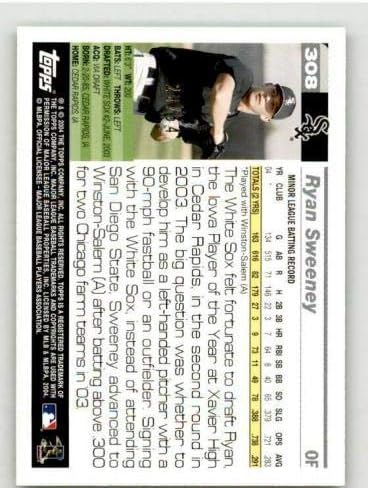 Ryan Sweeney FY картичка 2005 Topps Black 308 - Плочани бејзбол картички