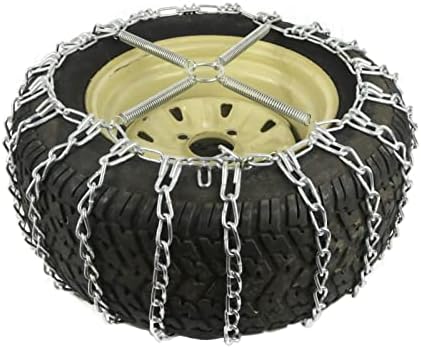 Продавницата РОП | 2 Пар за ланец на гуми за врски за Торо 18х8.5x8 пред и 25x10x8 трактор за задна гума
