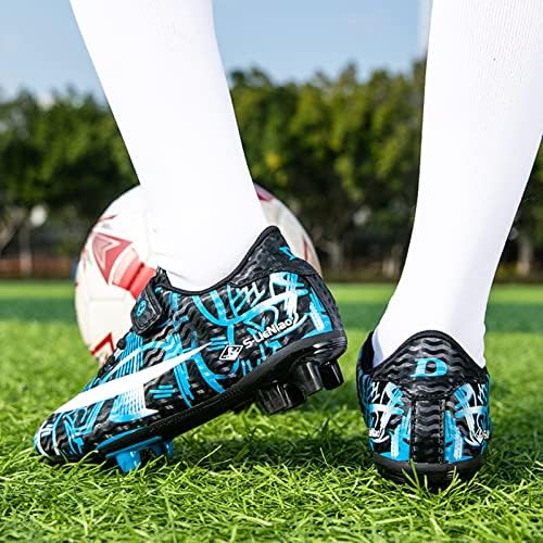 ZVC Kids Soccer Cleats момчиња девојчиња фудбалски чевли на отворено фирма земја младински фудбал