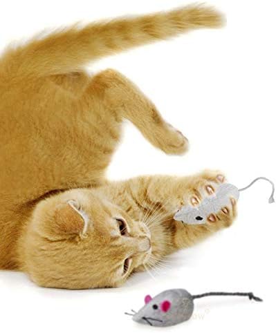 SunGrow ferret &засилувач; Мачка Глувци Играчки, Промовира Агилност, Координација, Зајакнува Лов, Удирање Инстинкт, Интерактивни,