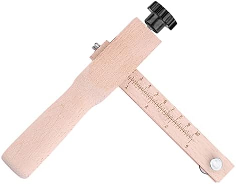 Алатка Лехер Лехер 22 * ​​8 * 4 дрвена рачна кожа лента за прилагодување на алатката за сечење алатки DIY занаетчиски алатки со 3 лопати