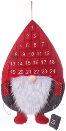 Божиќ Орнаменти, Божиќ Доаѓањето Календар Ѕид Виси Шведски Томте Дедо Мраз Доаѓањето Календар Со 25 Џебови За Деца Божиќ Празник