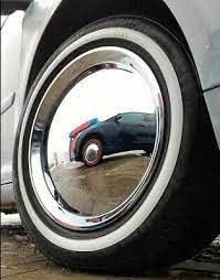 Атлас 16 Црн бел wallиден гумен диск круг прстен прстен на гума за гума на гуми од 4