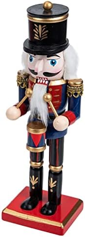 Божиќни оревци фигурини украси дрвени оревици кралски војници статуа скулптура оревокрадци на оревокрадци xmas дрво фигури куклена играчка подароци маса централен