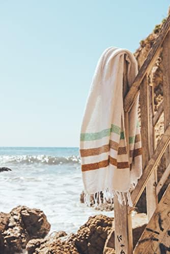 Снабдување со сонце Мексиканско Ќебе - Дебело Автентично Рачно Ткаено Ќебе За Плажа, Совршено Надворешно Фрлање Серапе за Излети јога