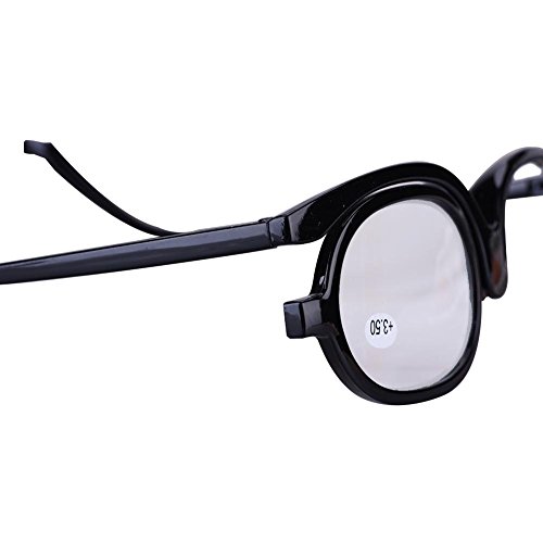 Очила за шминка, зголемување на очилата за шминка за очи единечни леќи што ротираат очила жени шминка есенцијална алатка за дневна употреба