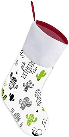 Симпатична кактус Божиќно порибување Божиќни чорапи торбичка куќа семејство Божиќ декор