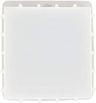 10 -инчен квадратна коцка бела силиконска плоча за плоча за сапун за правење капацитет 101oz 3000ml 3L 3000cc 3kg