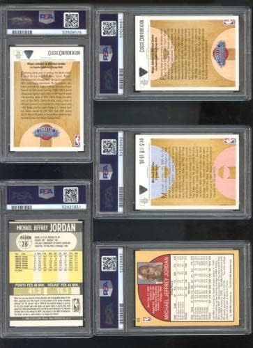 1991-92 Горна палуба 34 Мајкл Jordanордан Vs. Меџик nsонсон ПСА 10 оценети бикови со карти - непотпишани кошаркарски картички