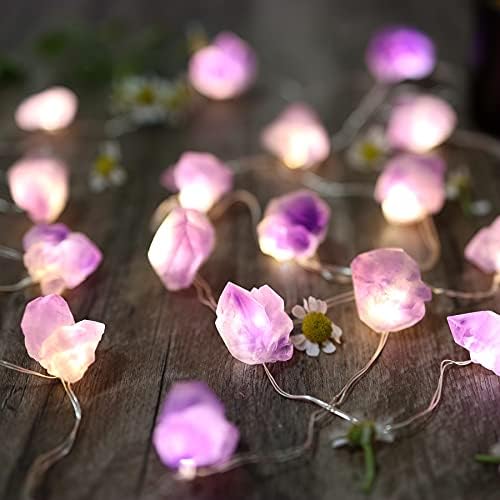 Белнијак природни аметистични кристални светла и слатки декоративни светла за мачки