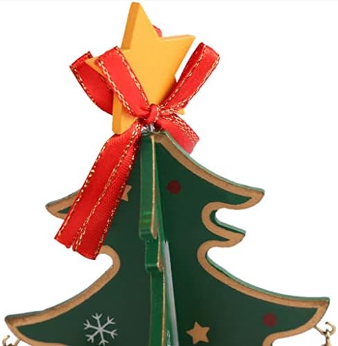Socuy музичка кутија елка дрво дрво музичка кутија мини ротирачки музички кутија Божиќна забава подарок за домашна маса украс