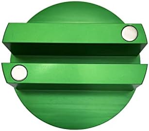 XJDAMZ Jackек Подложен-Универзален магнетски, заштитен заштитник на железнички заштитник/пад-зелена 1 парчиња 75мм-зелена боја