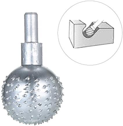 Xixian Sphere Rotary Burr 1/4 инчи Shank Carbide File Tungsten Steel Reark Rearking Grinding Melling Cutter 3cm глава