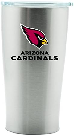 Патка куќа NFL Аризона кардинали 14oz Двоен wallид од не'рѓосувачки челик термо чаша со капак
