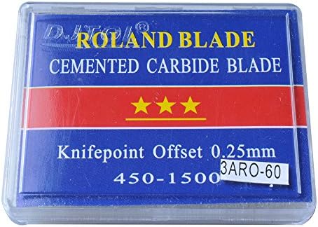 Нож од 60 степени 3А одделение за нож за роланд винил секач - 5 парчиња/пакет