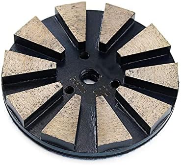 1 парчиња 4pc 4 Дијамант Поле за полирање бетонски кат мелење на диск 10 сегменти абразивно тркало за машина за полирање на подови,