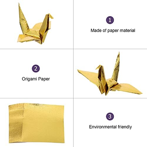 Premium Premium Premium Haper 100pcs 10см оригами хартија занает за деца сјајни преклопни листови за чаршафи за Божиќни активности за деца,