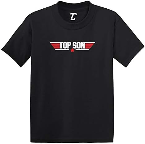 Врвен син - маица за пилот -пилот за борба против крилјата/маица со маички за памук од мали деца