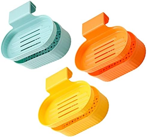 Решетката за складирање на мијалник Doitool 3 парчиња кујнски мијалник на сунѓер држач за чување тапаци за складирање на рамената