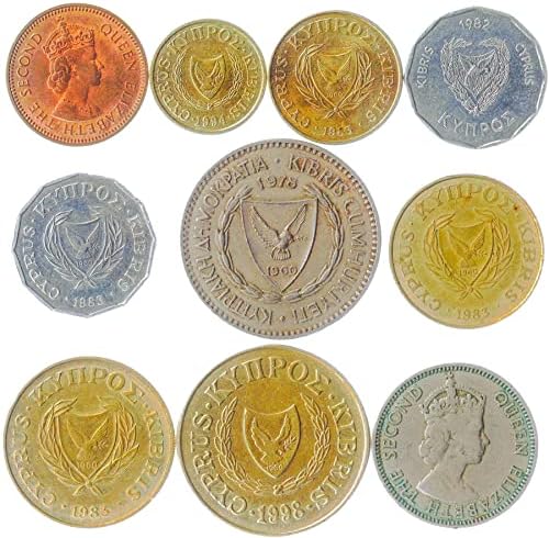 Алжир 10 Мешани Монети | Сантиметри | Динари | Animalsпски Животни | Од 1964 Година