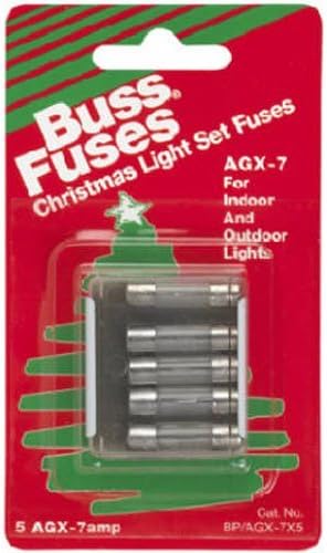 Bussmann Fuse Light Light 7 Amp 125 V 1/4 x 1 - 1 ЦД 5