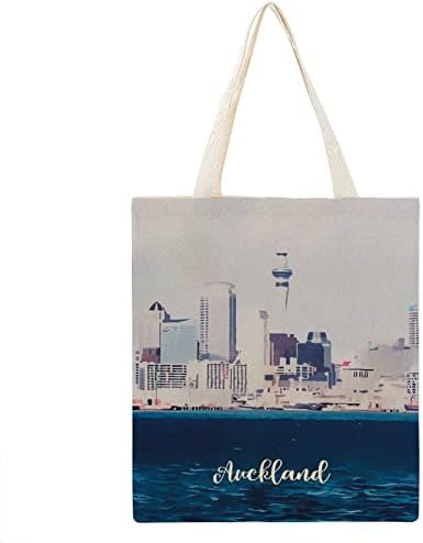 Окленд рачка за еднократно торбички за намирници градски патувања, преклопена торба, летна торба, торбички торби/подароци/намирници/секојдневна